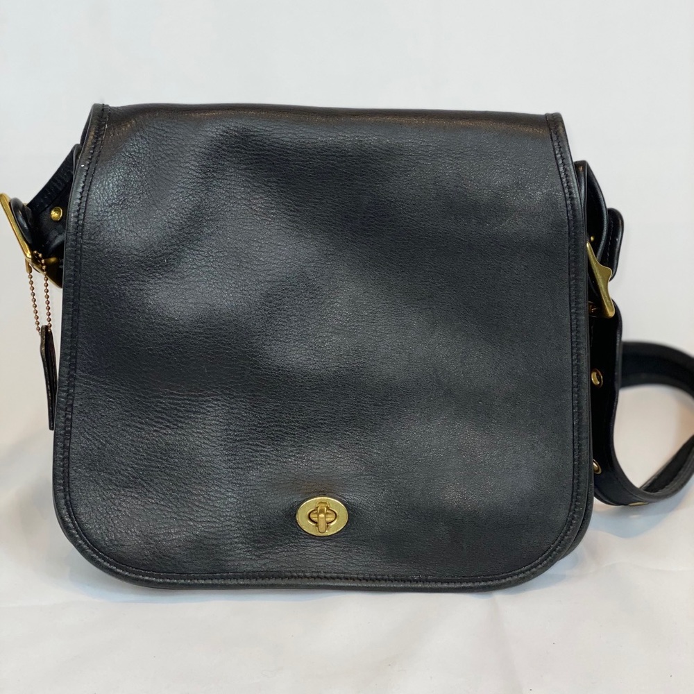 Vintage Coach Stewardess leather bag